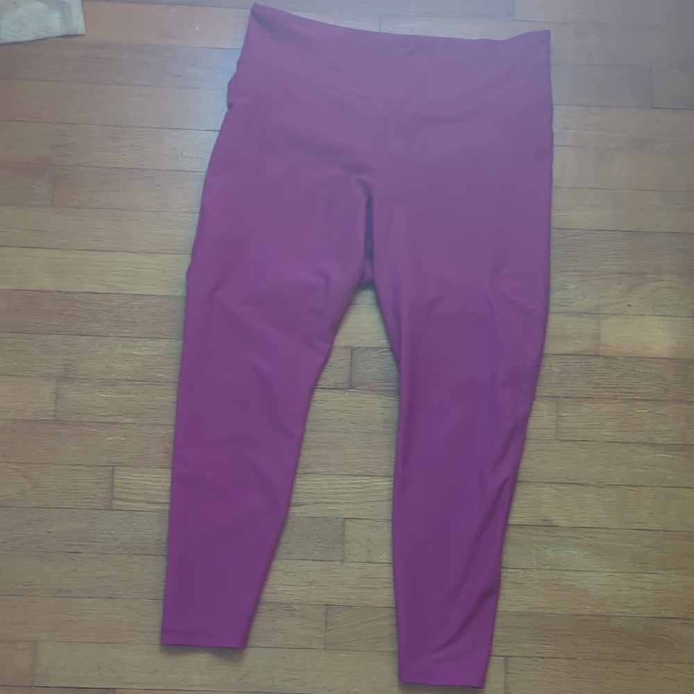 Old Navy Magenta High-Rise Leggings